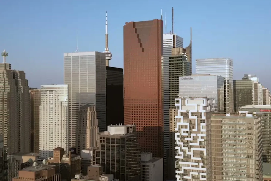 Scotia Plaza in the Toronto Financial District skyline